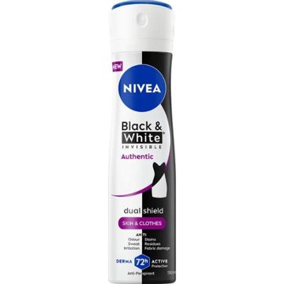 Nivea Black&White Invisible Authentic antyperspirant 150 ml