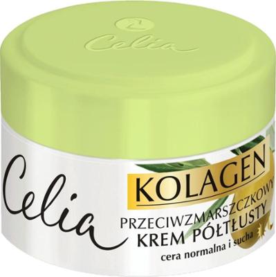 Celia Kolagen krem przeciwzmarszczkowy półtłusty z oliwką 50 ml
