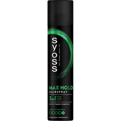 Syoss Max Hold lakier do włosów odporny na warunki zewnętrzne megamocny 300 ml