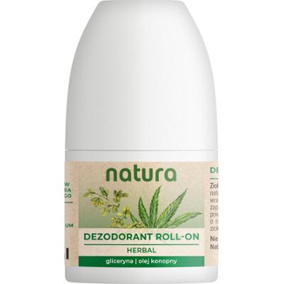 NATURA DEO ROLL-ON HERBAL ziołowy dezodorant  50ML