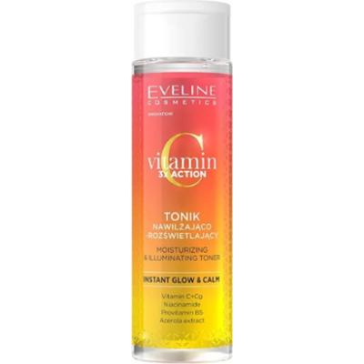 Eveline nawilżająco-rozświetlający tonik do twarzy Vitamin C 3X Action 200 ml
