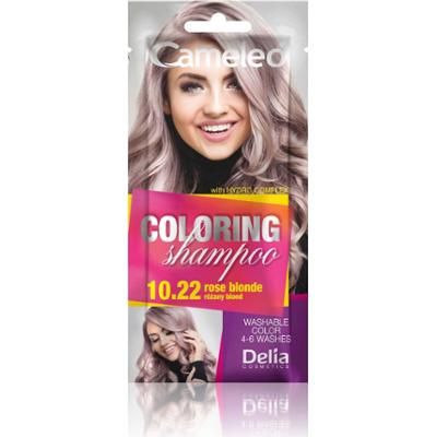 DELIA CAMELEO Szampon koloryzujący 10.22 różany blond, saszetka 40ml