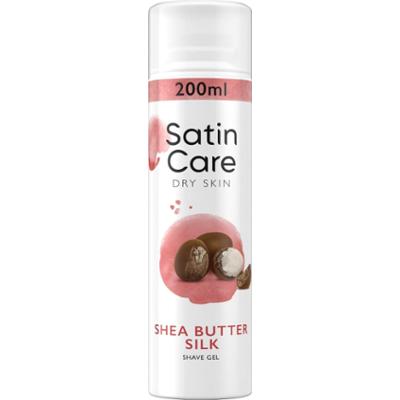 Gillette Satin Care Żel do golenia dla kobiet, Shea Butter Silk, 200ml