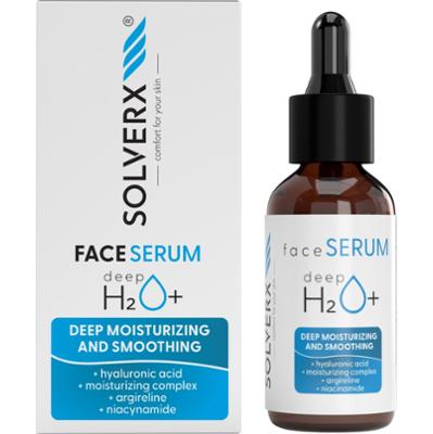 SOLVERX DeepH2O+ FACE SERUM, 30ml