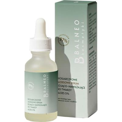 Balneokosmetyki Biosiarczkowe Aloesowe Serum do twarzy kojąco-nawilżające aloes 5% 30ml