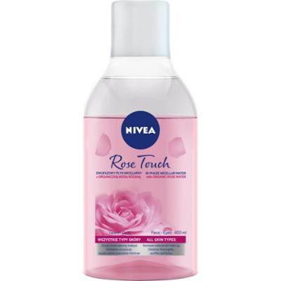 Nivea Rose Touch Dwufazowy Płyn Micelarny z organiczną wodą różaną 400 ml