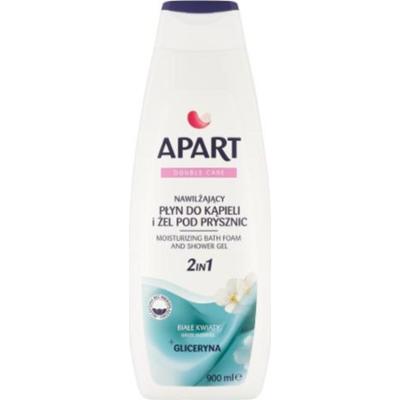 Apart Double Care Płyn Do Kąpieli I Żel Pod Prysznic 2W1 Białe Kwiaty 900Ml