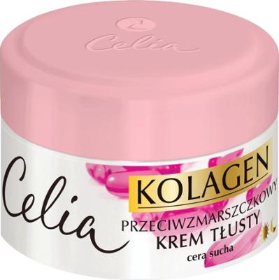 Celia Kolagen krem przeciwzmarszczkowy tłusty z witaminami na dzień i na noc 50 ml