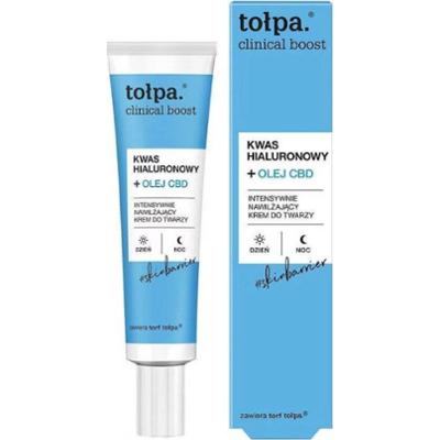 Tołpa nawilżający krem do twarzy Cilinical Boost Kwas hialuronowy + Olej CBD 40 ml