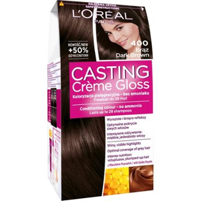 L'Oreal Paris Casting Creme Gloss Farba do włosów 400 brąz