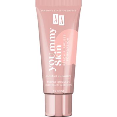AA YOU.mmy Skin podkład mineralny Peach Flawless Foundation 03 Beige 30 ml