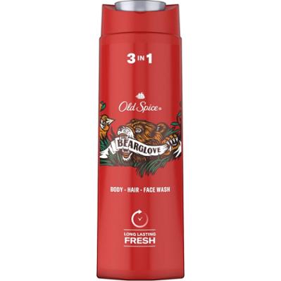 Old Spice Bearglove Żel Pod Prysznic I Szampon Dla Mężczyzn 400 ml, 3 W 1
