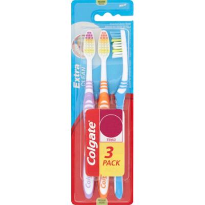 Colgate Colg Szczot.extra Clean Srednia 3-Pack
