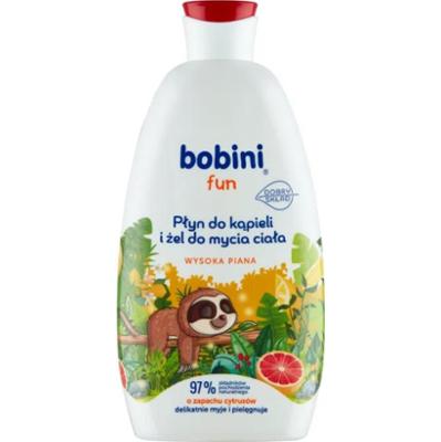 bobini Fun Płyn do kąpieli i żel mycia ciała o zapachu cytrusów 500 ml
