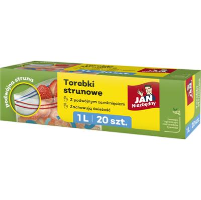 JAN NIEZBĘDNY torebki strunowe 1L 20 szt.