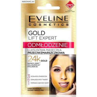 Gold Lift Expert Luksusowa maseczka przeciwzmarszczkowa 3w1