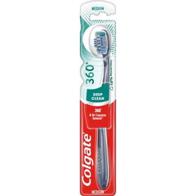 COLGATE 360 Deep Clean średnia szczoteczka do zębów