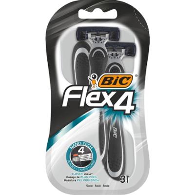 BiC Flex 4 Jednoczęściowe maszynki do golenia 3 sztuki