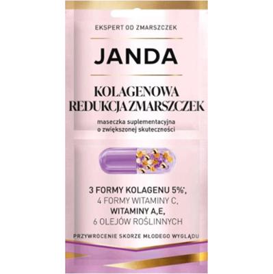 Janda maseczka suplementacyjna Kolagenowa Redukcja Zmarszczek 2 x 4 ml