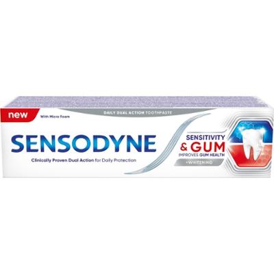 Sensodyne Whitening Pasta do zębów z fluorkiem nadwrażliwość & dziąsła 75 ml
