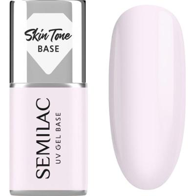 Semilac Baza do Lakierów Hybrydowych Skin Tone Cover Base Milky Pink 7 ml