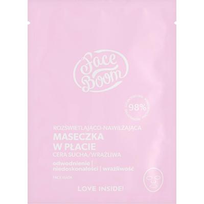 FaceBoom Rozświetlająco-nawilżająca maseczka w płacie 15 g
