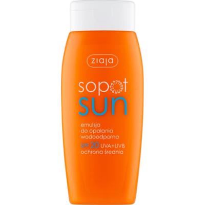 ZIAJA SOPOT SUN emulsja do opalania SPF20 wodoodporna 150 ml