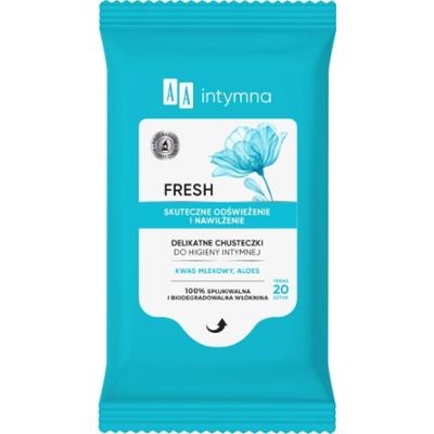 AA Intymna Fresh chusteczki do higieny intymnej 20 sztuk