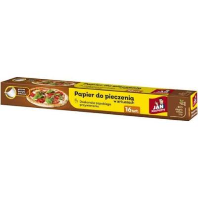 Jan Niezbędny papier do pieczenia w arkuszach Multibake 16 szt.