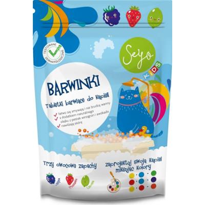 Seyo KIDS BARWINKI DO KĄPIELI MIX 9 SZT.