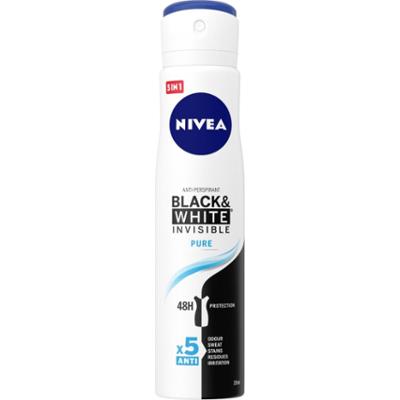 Nivea Black&White Invisible Pure Antyperspirant Spray 250ml