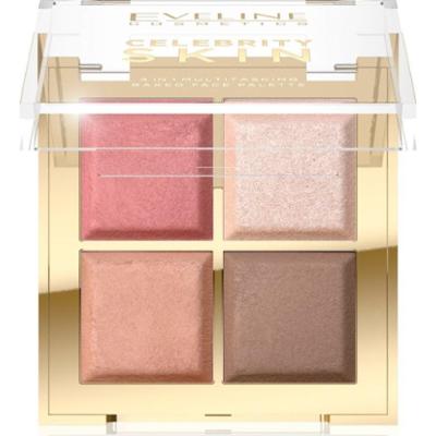 Eveline Celebrity Skin 4 w 1 wypiekana paleta do konturowania 16 g