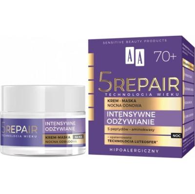 AA Technologia Wieku 5Repair 70+ krem-maska nocna odbudowa 50 ml