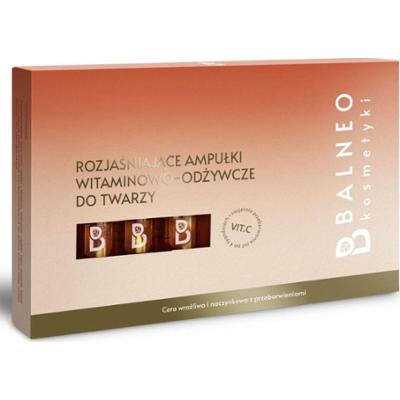 Balneokosmetyki - Rozjaśniające ampułki witaminowo-odżywcze do twarzy