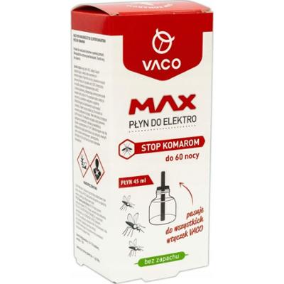 Vaco Max bezzapachowy płyn uzupełniacz do Elektro na komary 45ml
