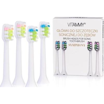 Vitammy Harmony White końcówki do szczoteczki sonicznej 4 sztuki