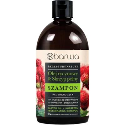 Barwa Olej Rycynowy Skrzyp Polny szampon regenerujący 380 ml