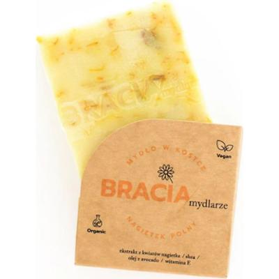 Bracia Mydlarze Nagietek Polny mydło w kostce 120 g
