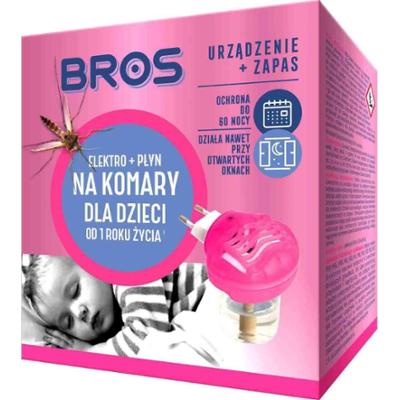 Bros-Elekt+ Płyn Na Komary Dla Dzieci Od 1 Roku 60 Nocy