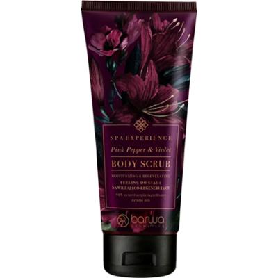 Barwa peeling do ciała nawilżająco-regenerujący Pink Pepper & Violet SPA EXPERIENCE 180ml
