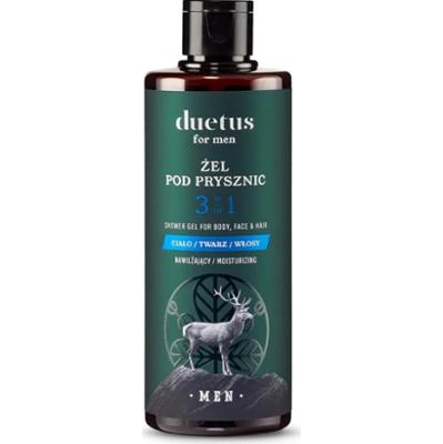 Duetus for Men żel pod prysznic 3w1 nawilżający 300 ml