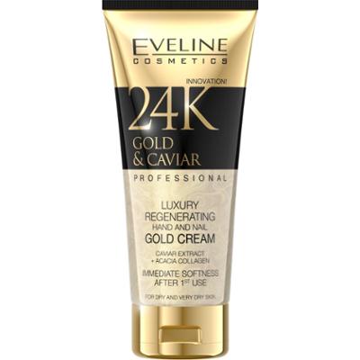 24K Gold & Caviar  Regenerujący krem do rąk dla skóry suchej i bardzo