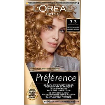 L'Oreal Preference 7.3 Złocisty Blond farba do włosów 1 szt.