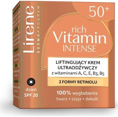 Lirene Rich Vitamin Intense Liftingujący Krem na dzień SPF 20 50 ml