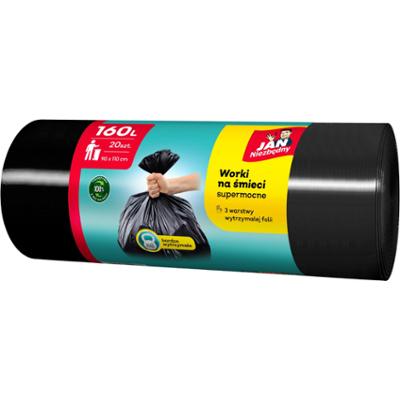 JAN NIEZBĘDNY worki na śmieci 160L 20 szt.