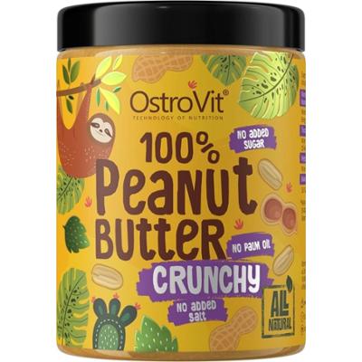 OstroVit 100% Peanut Butter Crunchy masło orzechowe 1000 g