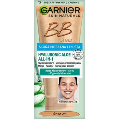 GARNIER Hyaluronic Aloe krem BB skóra mieszana i tłusta, śniady 50 ml