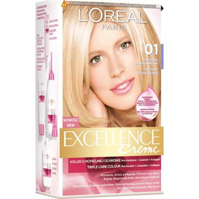 L'Oréal Paris Excellence Creme Farba do włosów 01 Superjasny blond naturalny