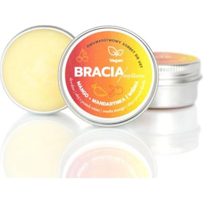 Bracia Mydlarze Mango Mandarynka Wiśnia dwuwarstwowy sorbet do ust 15 ml