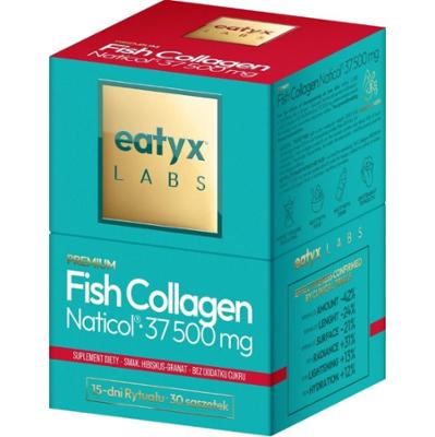 Eatyx Labs Collagen Rybi Naticol 3X Peptide Hibiskus-Granat 75 g
